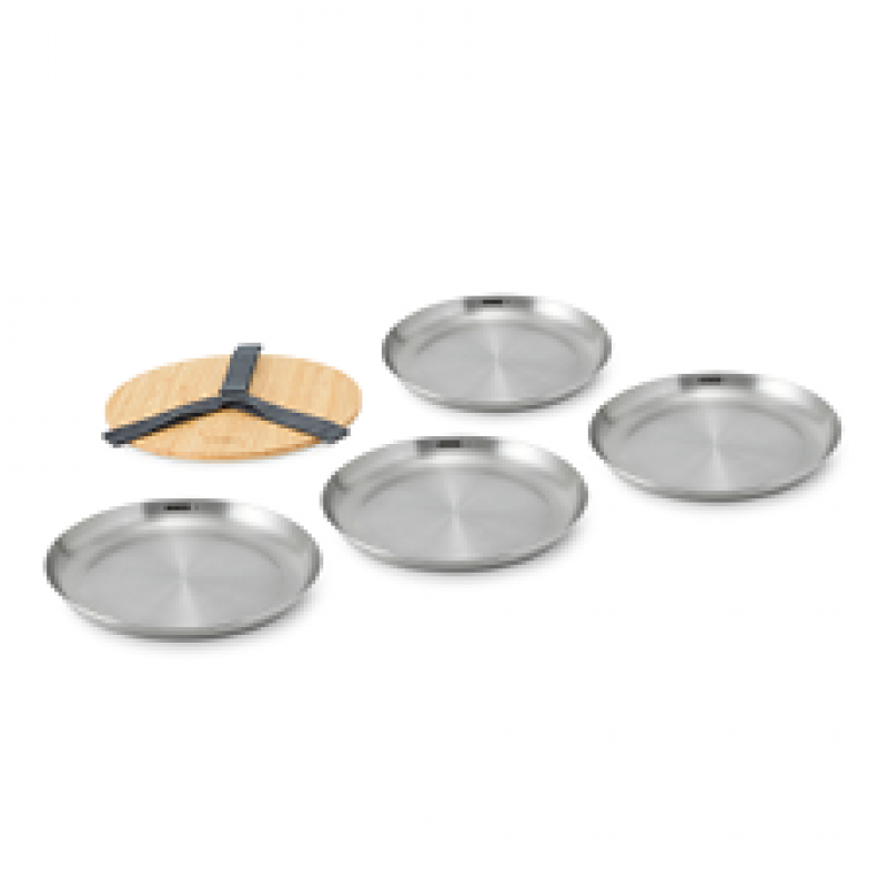 Image of Stainless Steel Plate Set