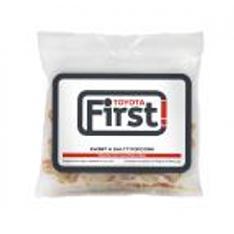Image of Small bag of popcorn and sticker