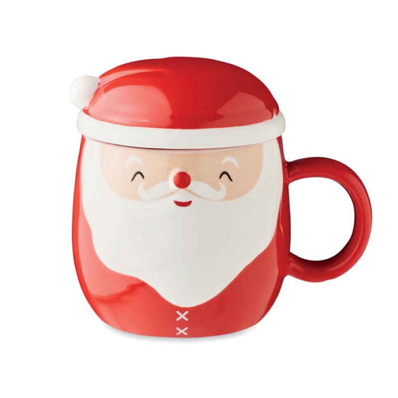 Image of Santa Mug with Lid