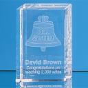 Image of Promotional 8cm x 5cm x 5cm Optical Crystal Rectangle